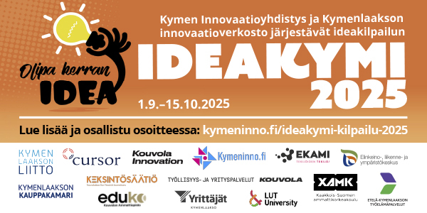 Ideakymi 2025 järjestäjien logot