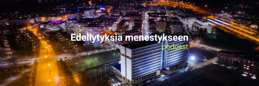 Kinnon Edellytyksiä menestykseen -podcastin keskustelu Kouvolan yritysilmapiiristä ja yrityspalveluista.