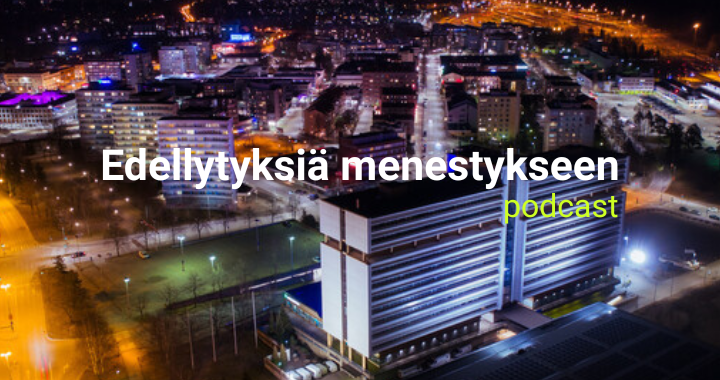 Kinnon Edellytyksiä menestykseen -podcastin keskustelu Kouvolan yritysilmapiiristä ja yrityspalveluista.