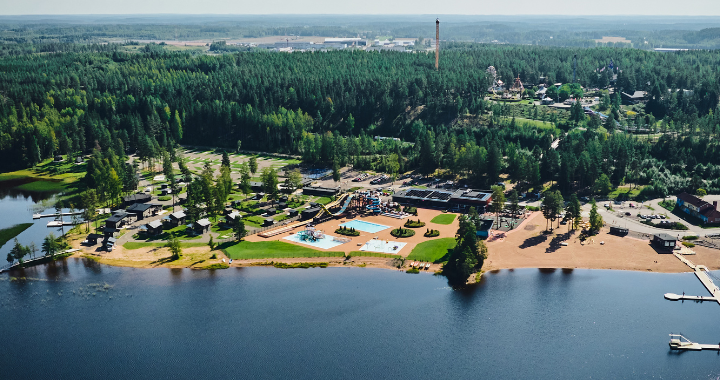 Ilmakuva Kouvolan Käyrälammelta